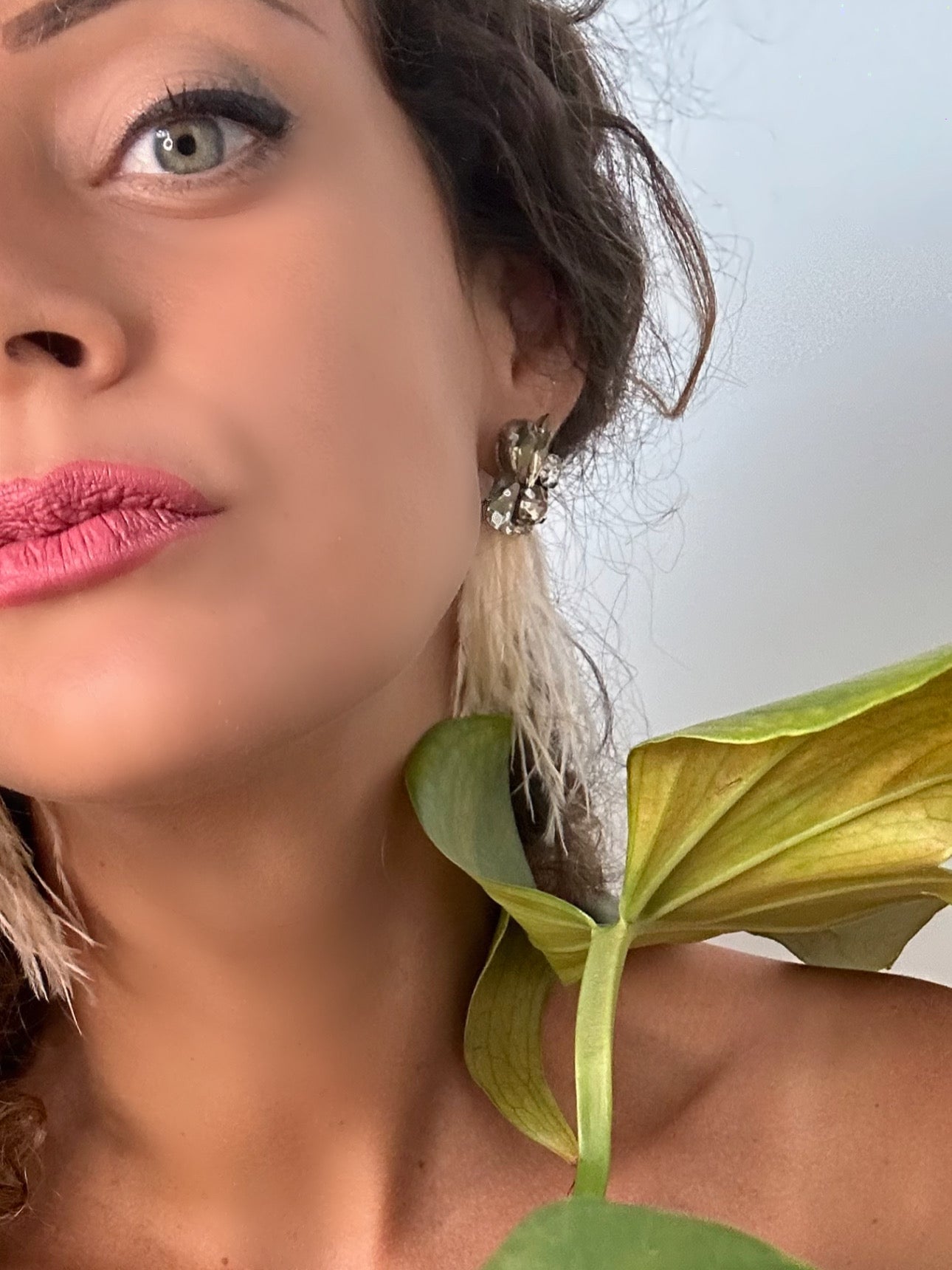 Piume in rosa nude