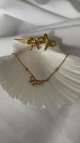 Beacciale mini bow gold