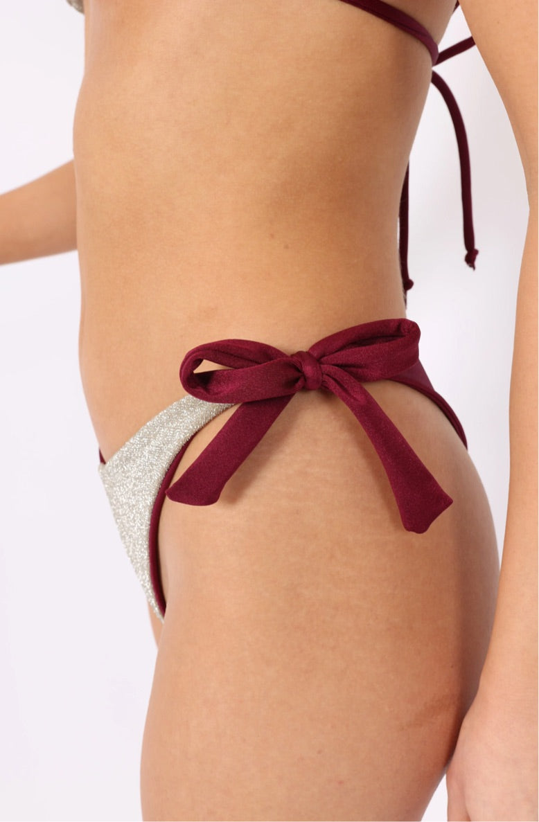 Diana - sand & burgundy